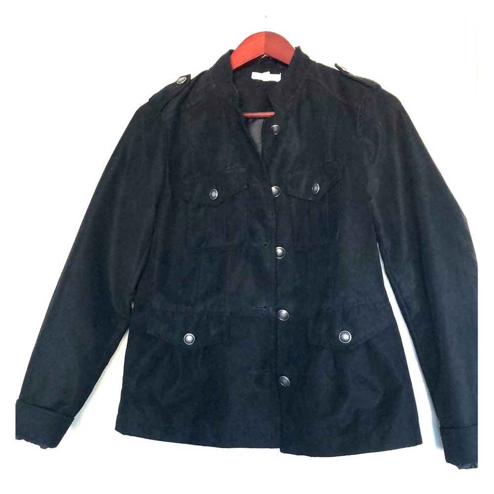 Black Button-Up Jacket